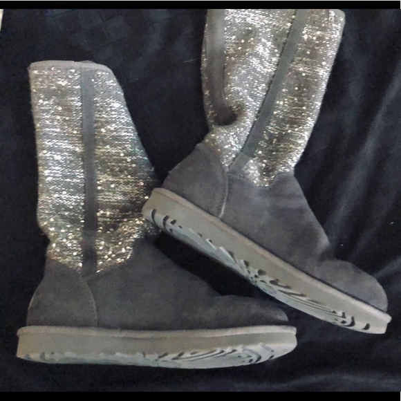 ❤️CLEARANCE🌺UGG Camaya Sequin Knit and Suede - Picture 10 of 11